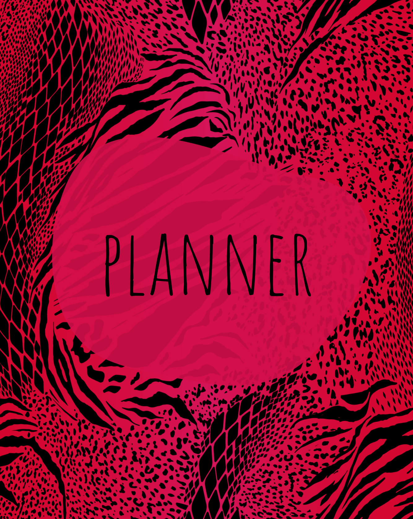 Planner red cover