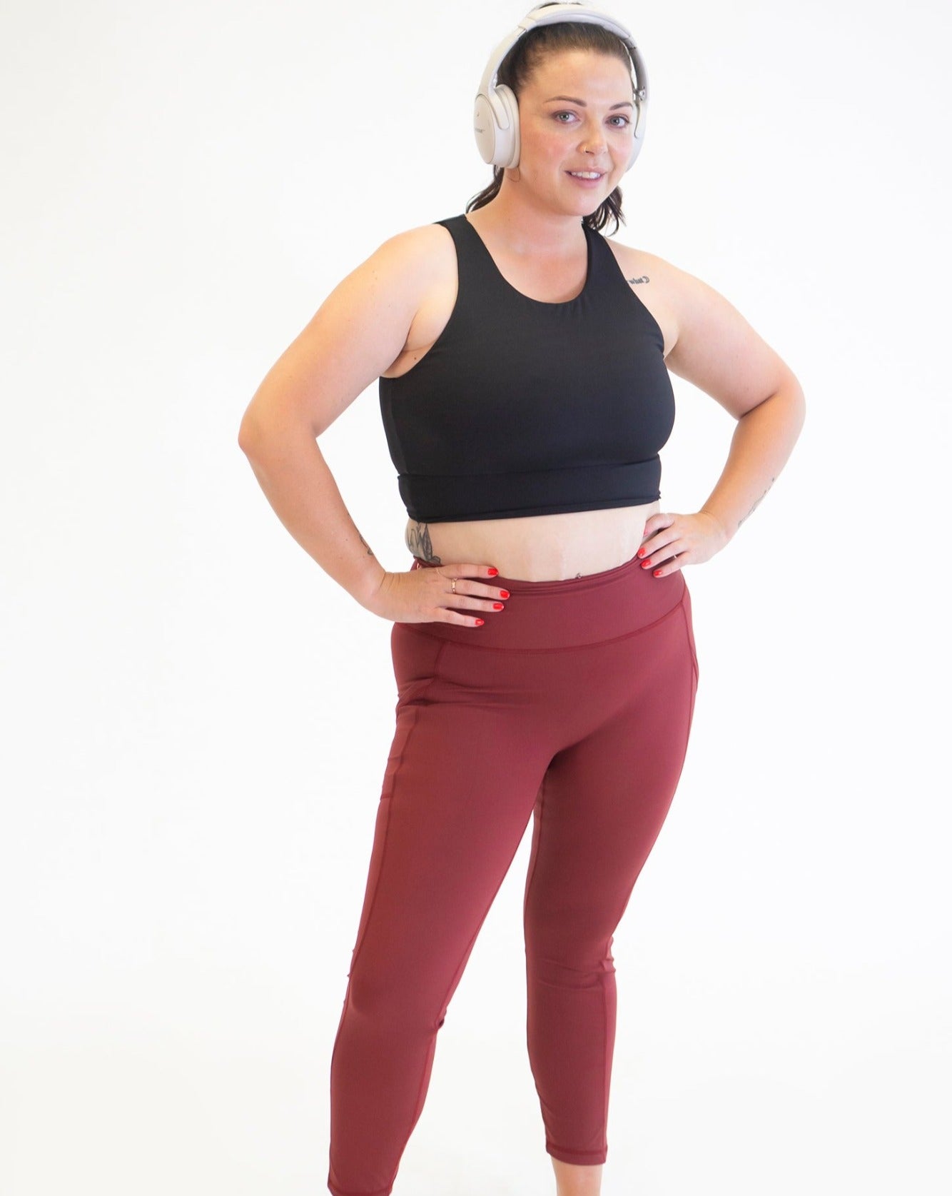 Amelie leggings Rhubarb XL