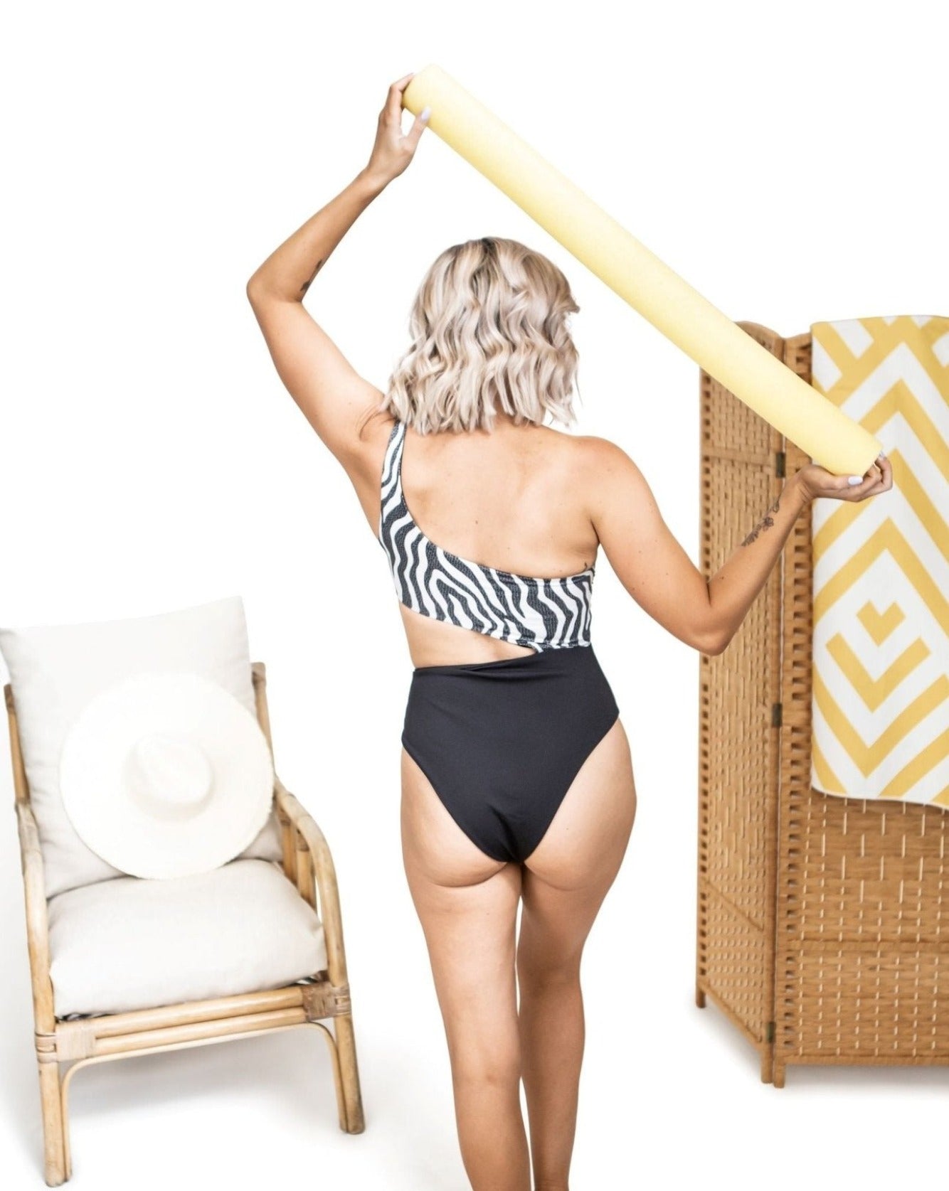 Marilyn Swimsuit - Salty Minx - Zebra - S / 10