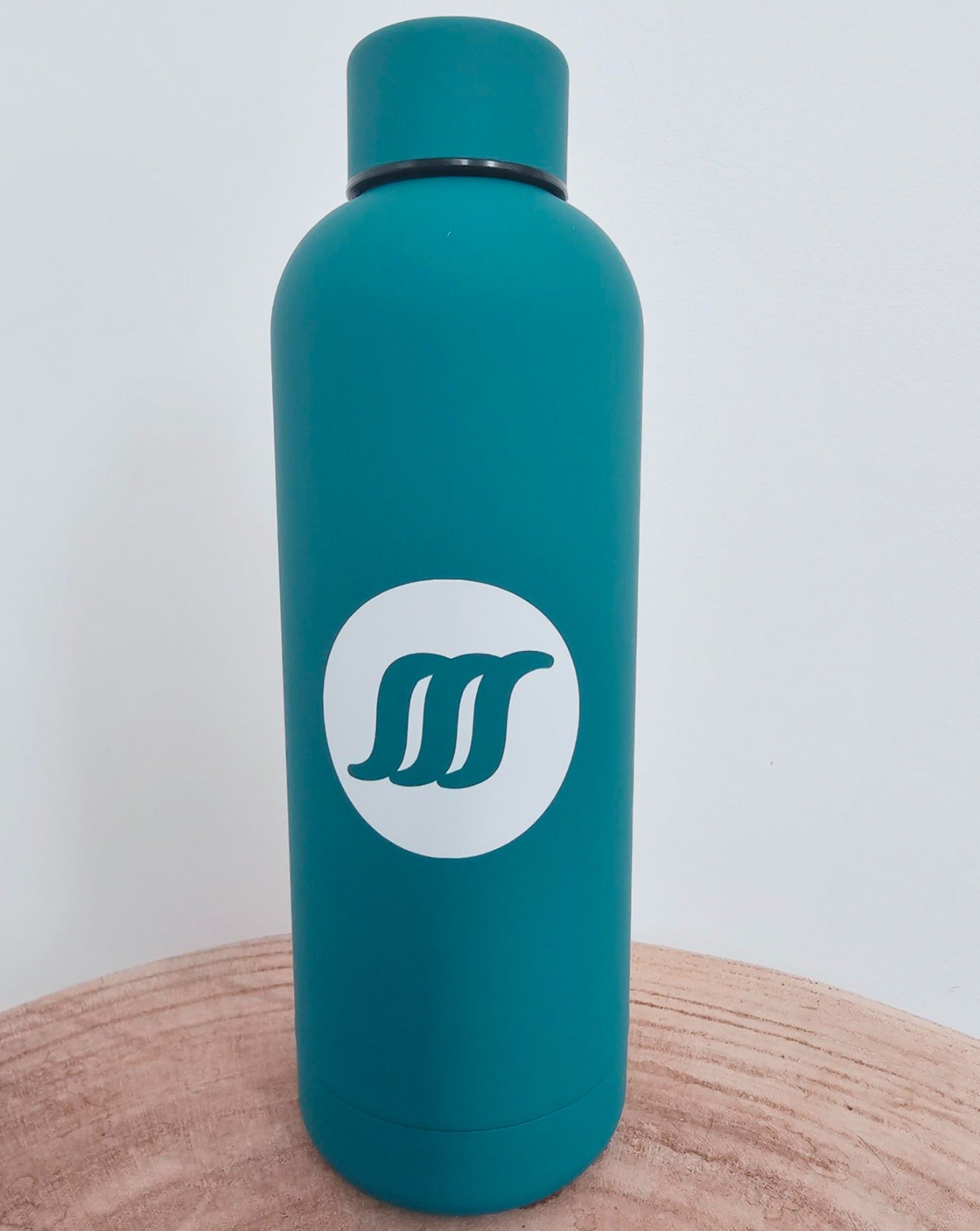 Teal drink bottle