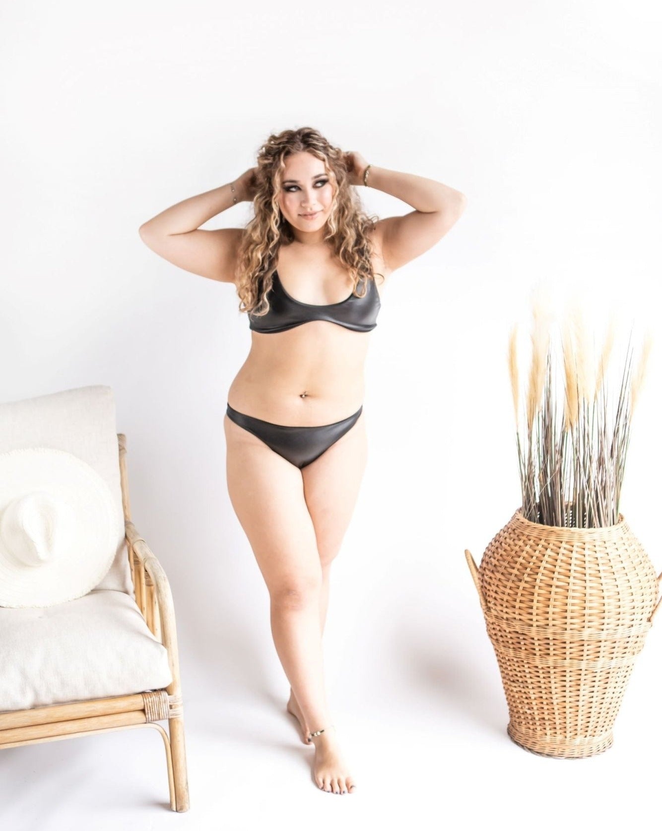 Angelina Top - Salty Minx - Black - L / 14