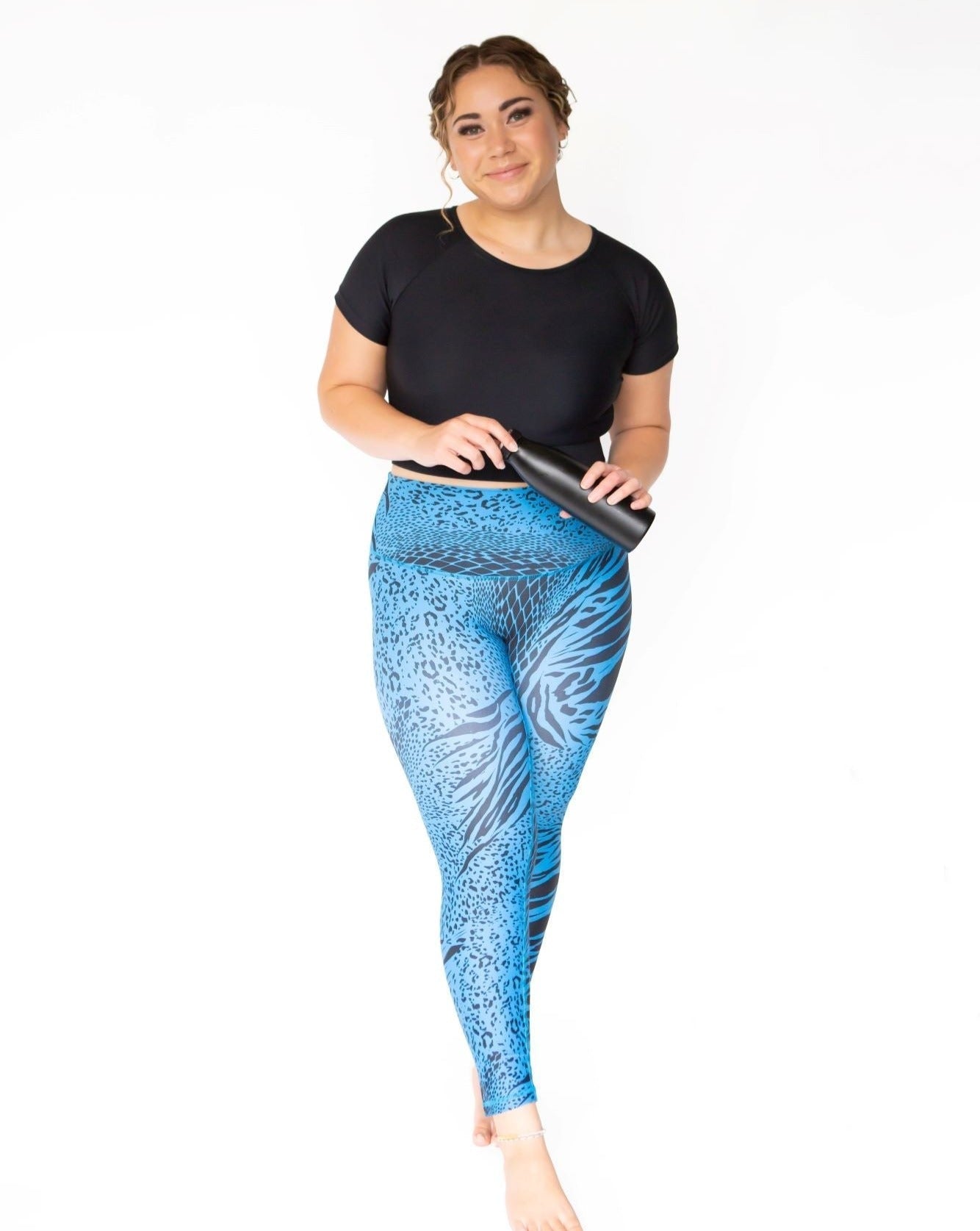 Luna Leggings - Salty Minx - Wild blue - L / 14