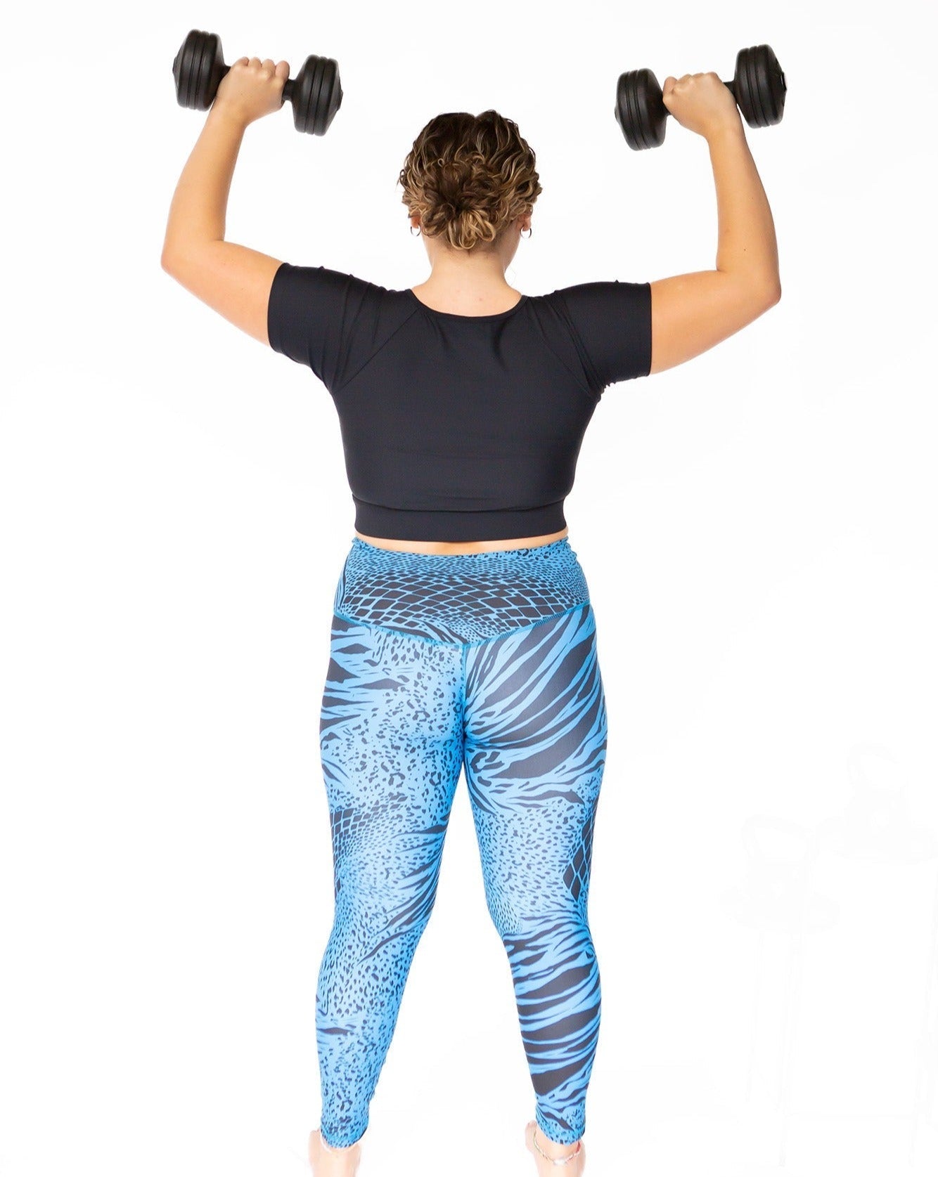 Luna Leggings - Salty Minx - Wild blue - L / 14