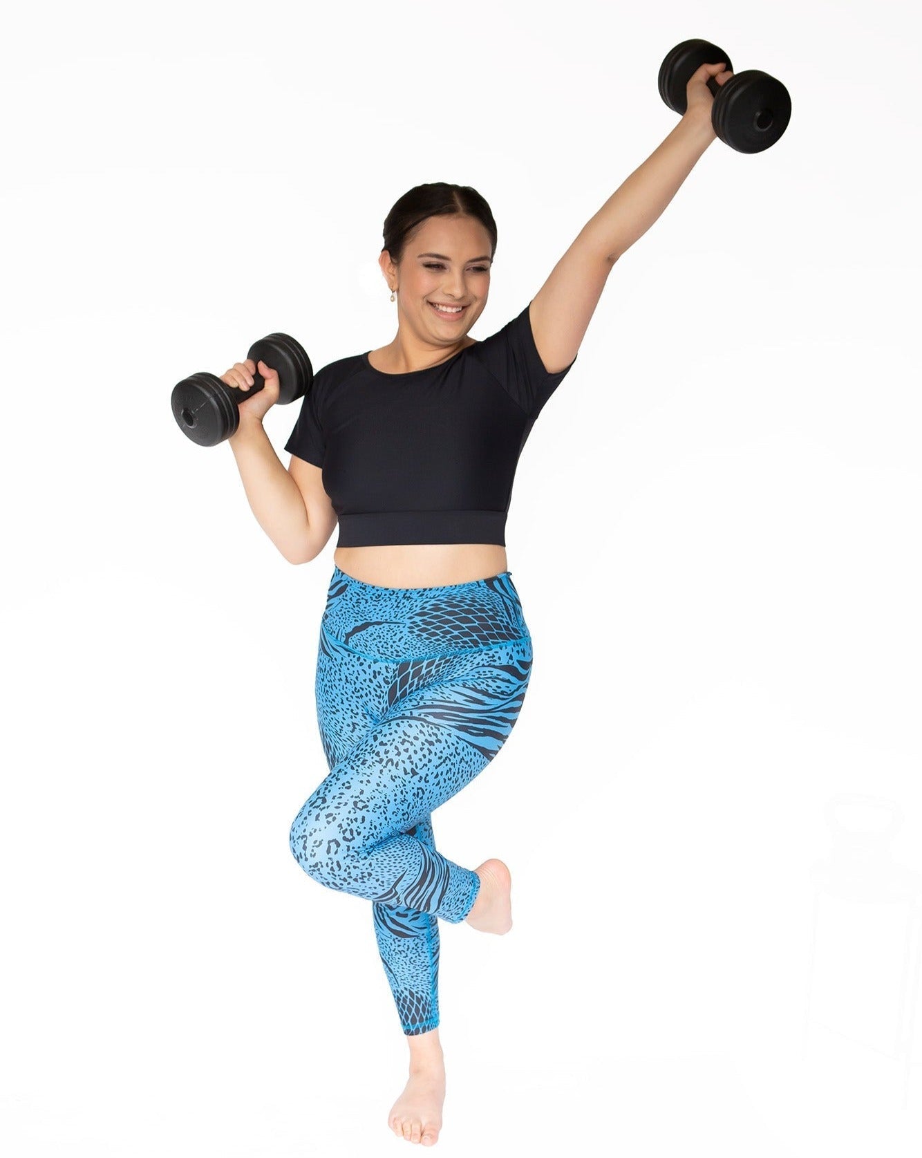 Luna Leggings - Salty Minx - Wild blue - M / 12