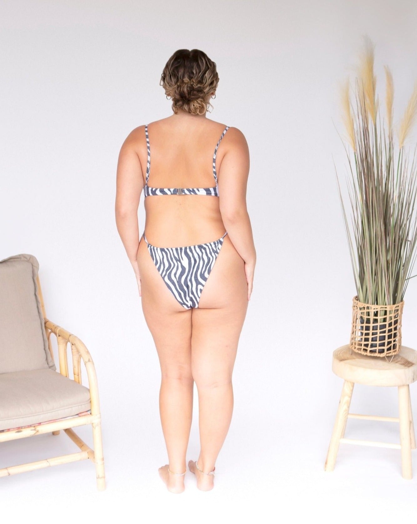 Taylor Swimsuit - Salty Minx - Zebra - L / 14